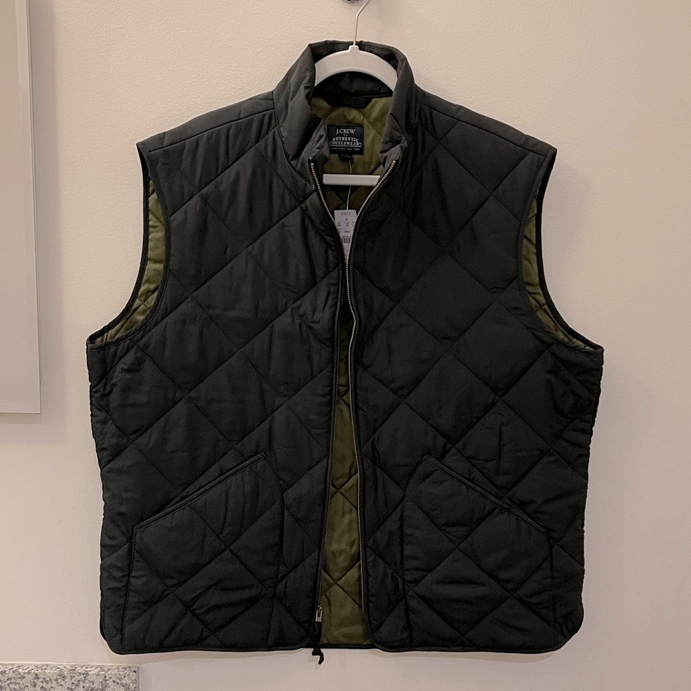 BRAND NEW WITH TAGS - J. Crew Factory Quilted Vest - XL